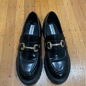 Steve Madden Lando Black Loafers